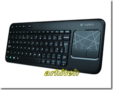 Logitech Wireless Touch KB K400