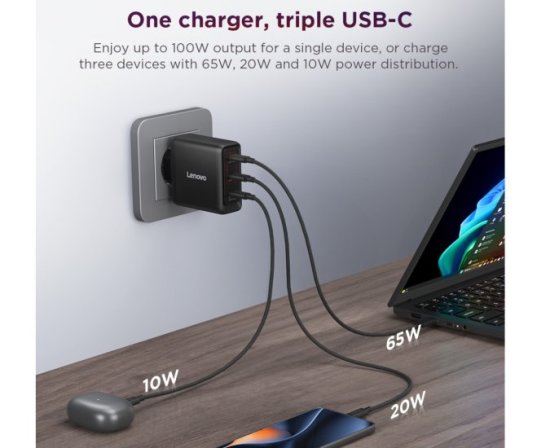 (image for) Lenovo Multi-port USB-C 100W GaN