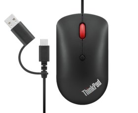 Lenovo ThinkPad USB-C Wired Compact Mouse
