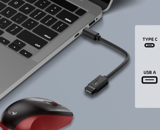 (image for) Genius USB-C na A adapter