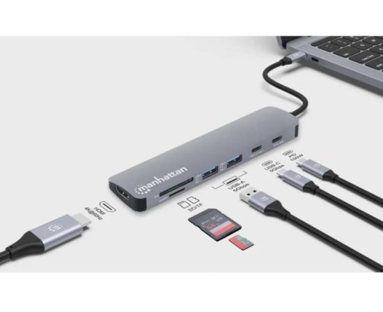 (image for) Manhattan USB-C PD 7-in-1