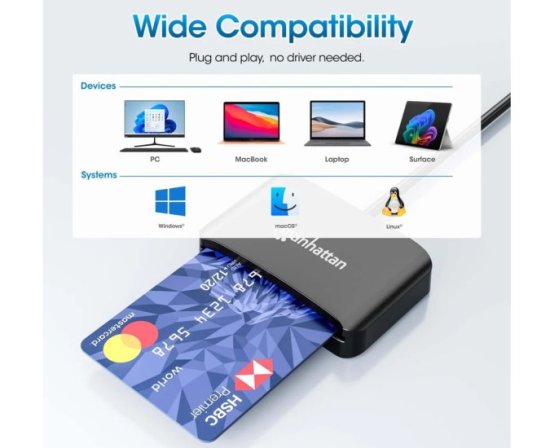 (image for) Manhattan Smart Card Reader